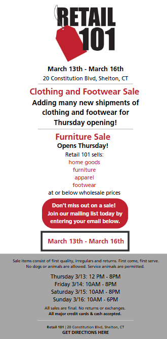 Retail101 Sale