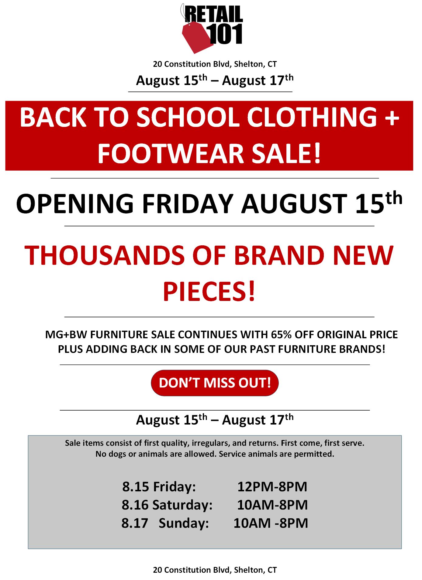 Retail101 Sale