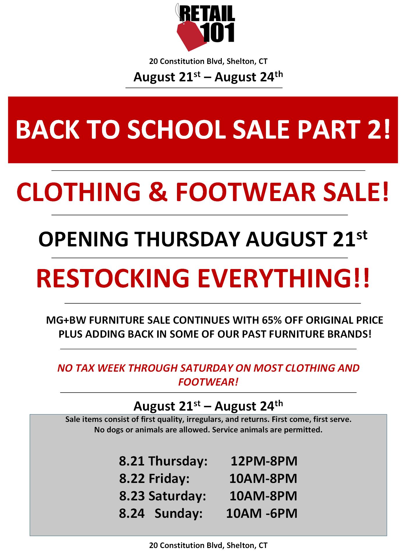 Retail101 Sale