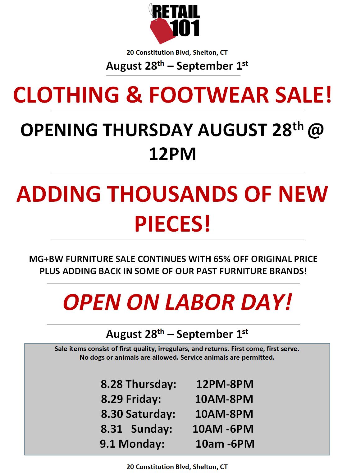 Retail101 Sale