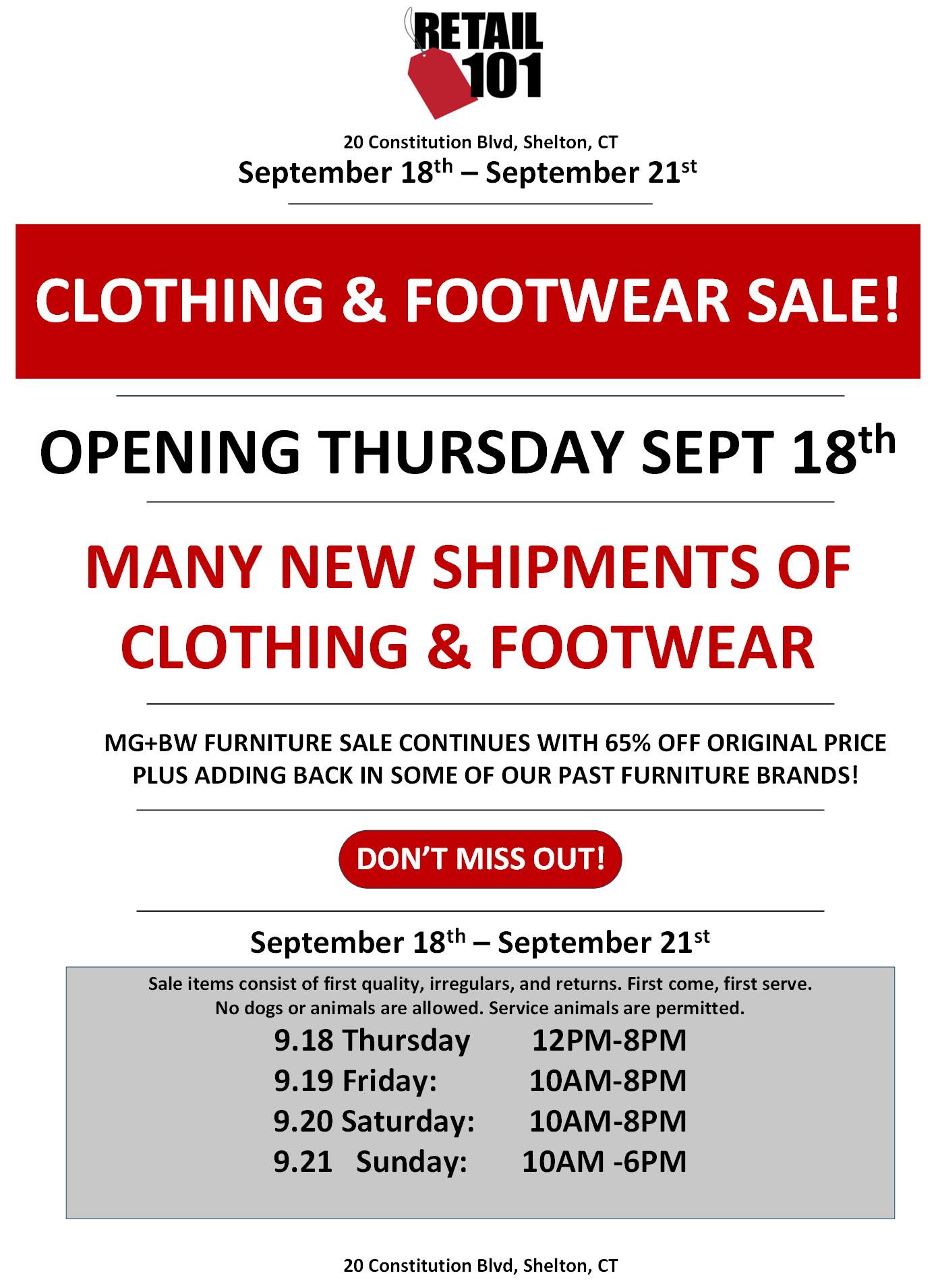 Retail101 Sale